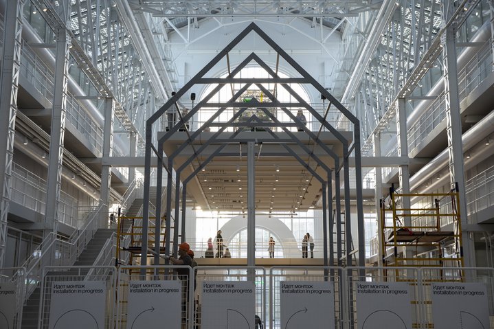 Alexander Konstantinov, House of Air and Lines, GES-2 House of Culture, From Line to Architecture, State Tretyakov Gallery
