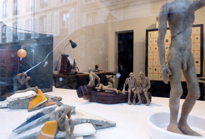 Russian Art in Paris, Andrey Kuzkin, Time of war, Hus Gallery