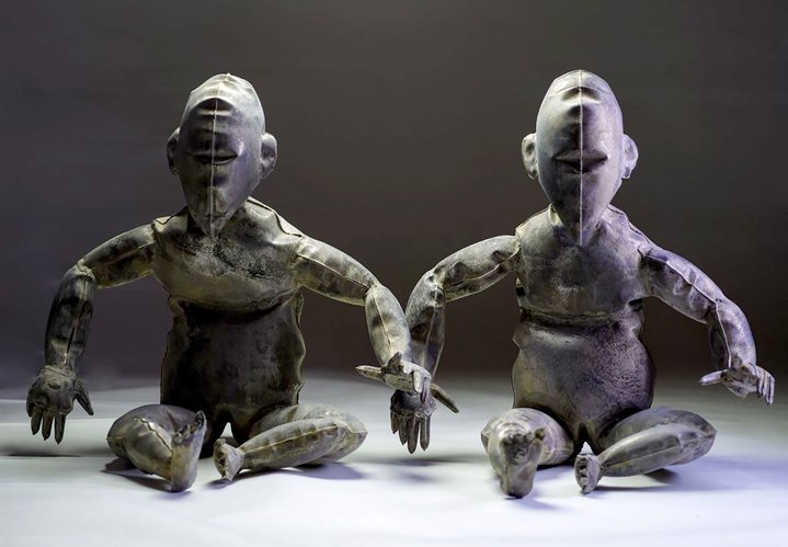 Melnikov Wilgeny, Art Square Gallery, Twins, Metal