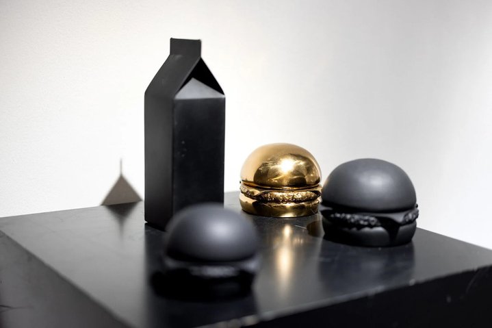 Vlasov Anton, Art Square Gallery, Gold burger, Metal