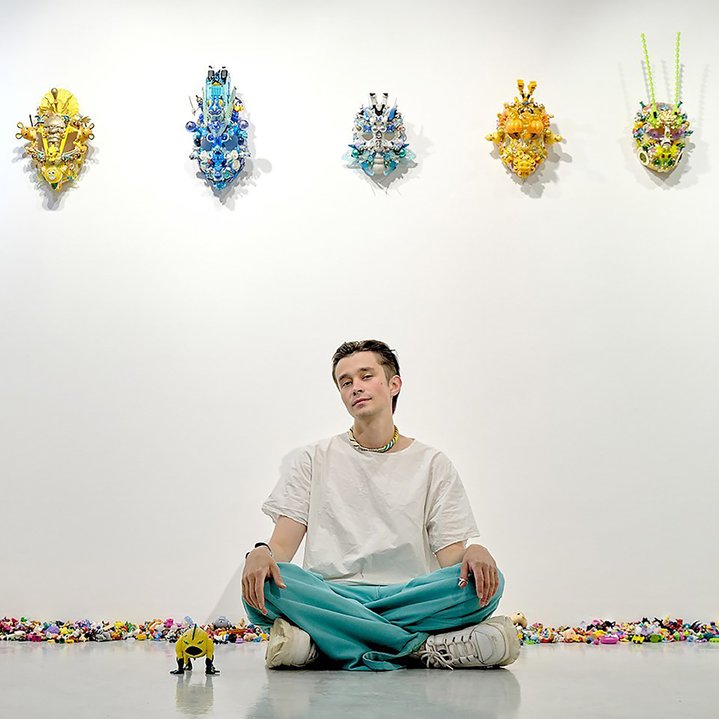 Dimitri Shabalin, Vladey, Mask, Recycle art
