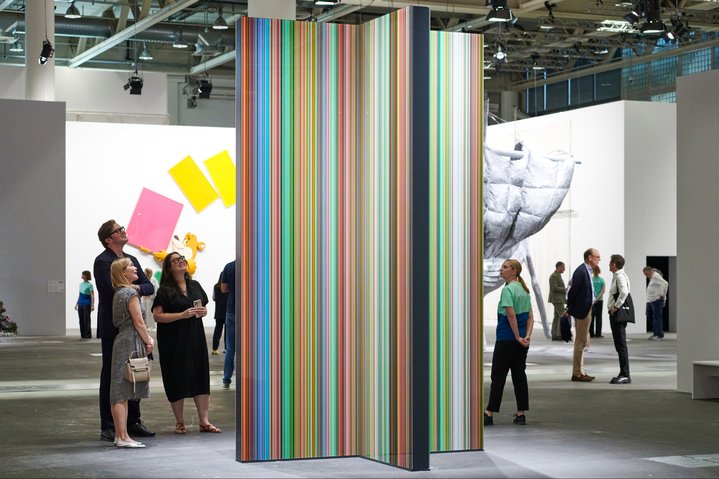 Strip-Tower,  Gerhard Richter, David Zwirner Gallery, Art Basel