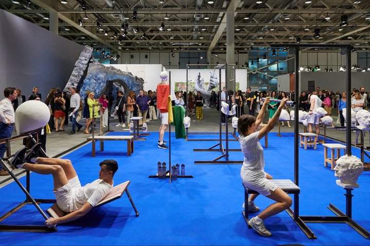 Augustas Serapinas, Čiurlionis Gym, Galerie Tschudi,  Art Basel