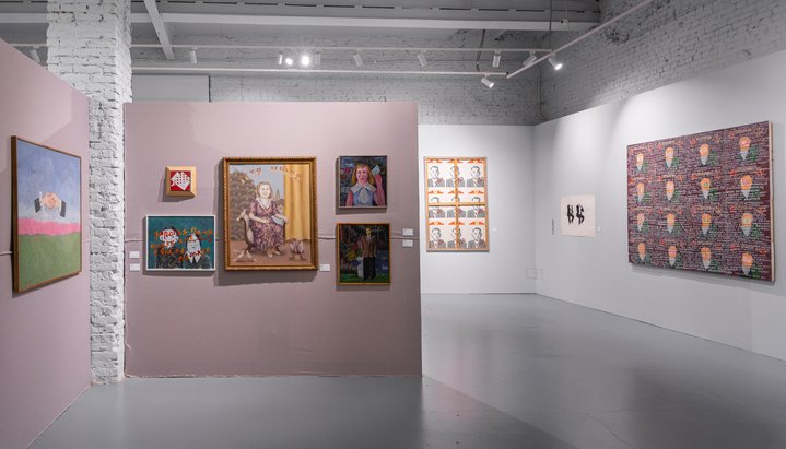 Arkady Petrov, Homo Soveticus, pop/off/art gallery, Exhibition view