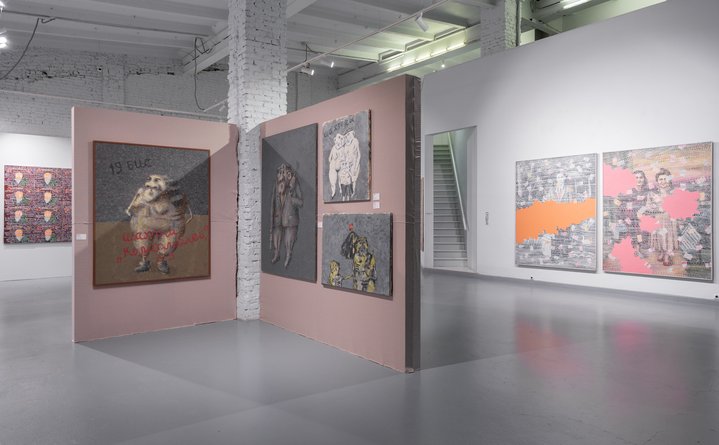 Arkady Petrov, Homo Soveticus, pop/off/art gallery, Exhibition view