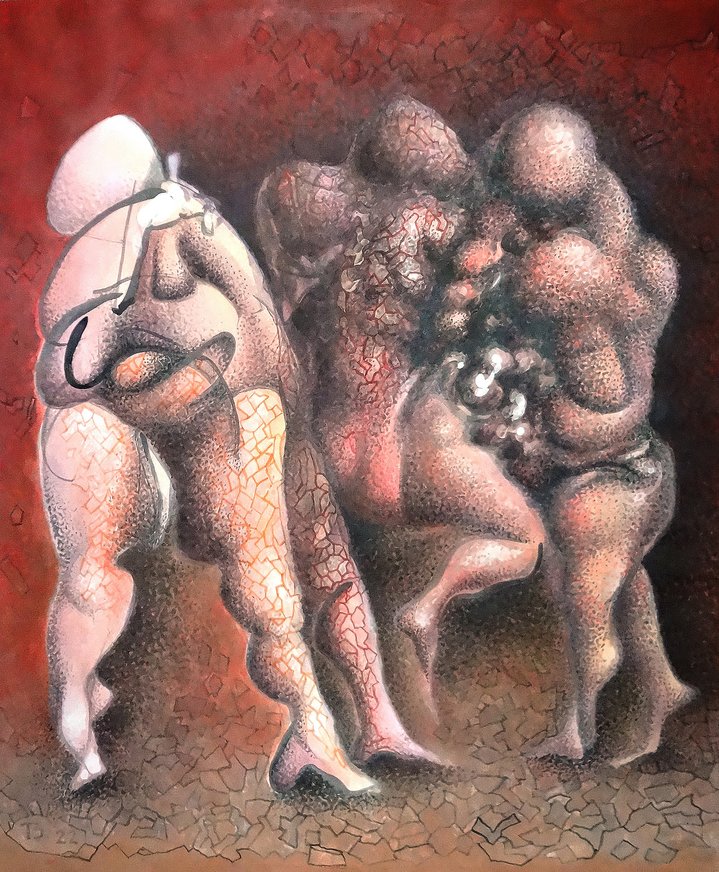 Tamara Zinovieva, Automatic Drawing, Watercolour, Graphics