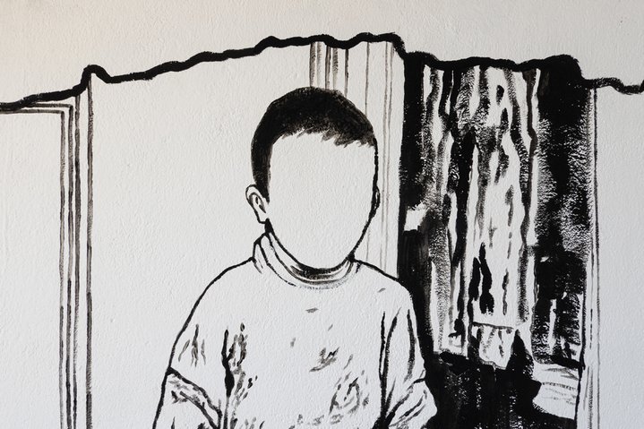 Street Art, Montenegro, Slava PTRK, The boy has arrived