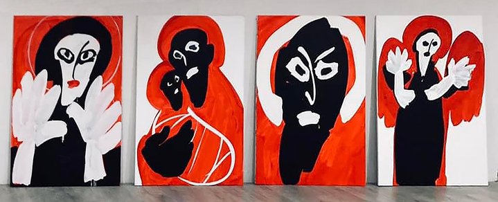 Marina Koldobskaya, Red Corner, Montenegro European Art Community, Budva