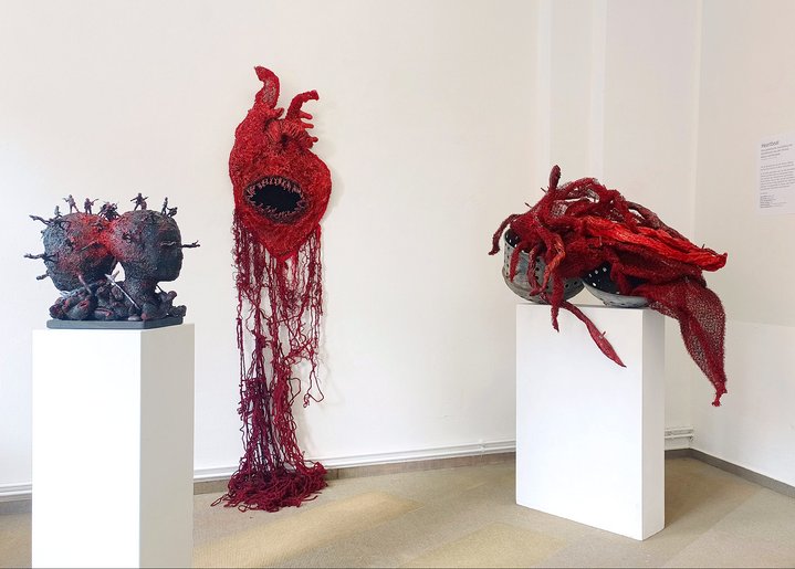 Tania Sklyar, Heartbeat, Gallery Wolf & Galentz, Mixed Media