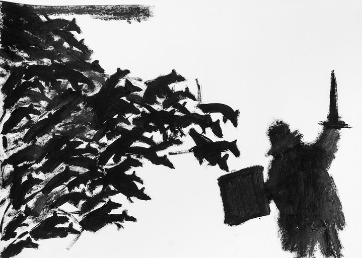 Haim Sokol, Memory is the Imagination of the Past, Studio Gabi Yair, Doghead, Creative Community Art Space