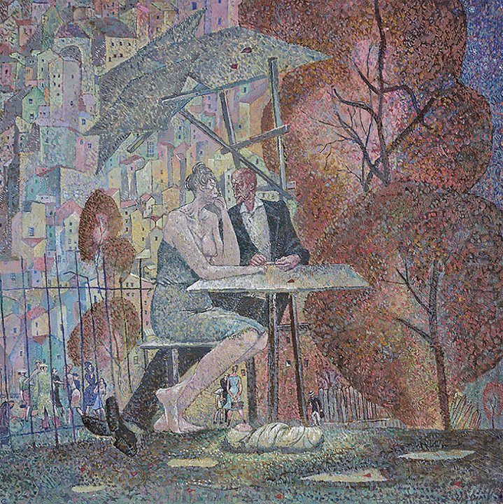 Boris Sveshnikov, Nashi Khudozhniki Gallery, Dusk Shadows, PROMETHEUS Art Foundation,