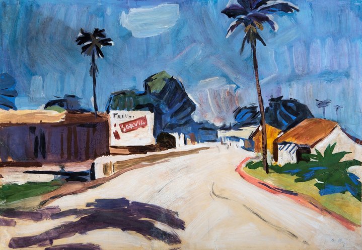 Victor Ufimtsev, The road through the village, House of Russian Emigre Community named after Alexander Solzhenitsyn