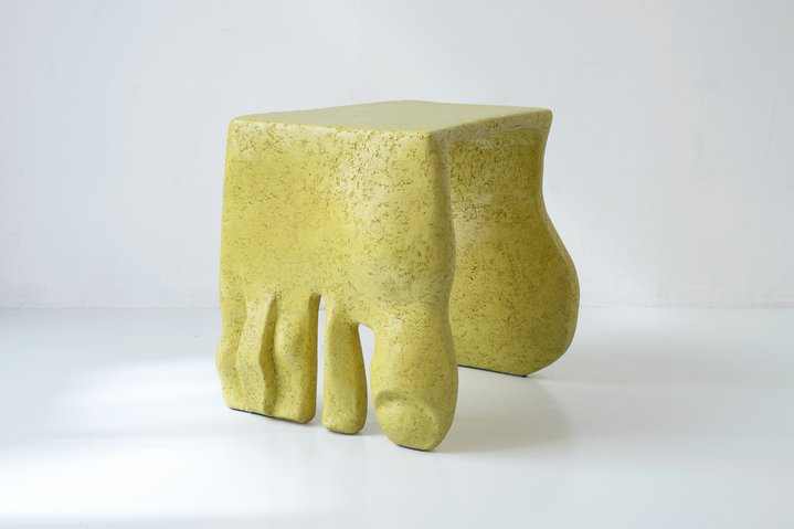 Barbora Žilinskaitė, Chairs Don’t Cry, Roommates Stool Lime Yellow, Friedman Benda Gallery