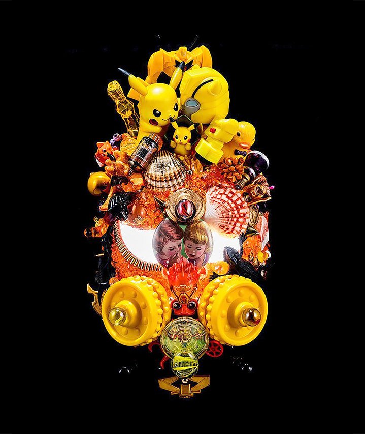 Dimitri Shabalin, Vladey, Mask, Recycle art