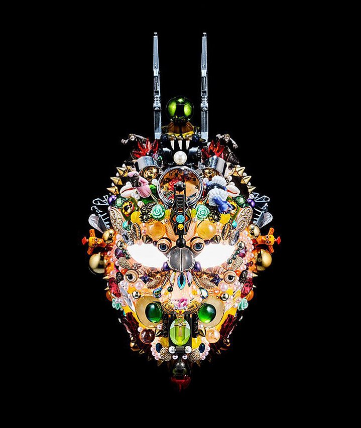 Dimitri Shabalin, Vladey, Mask, Recycle art