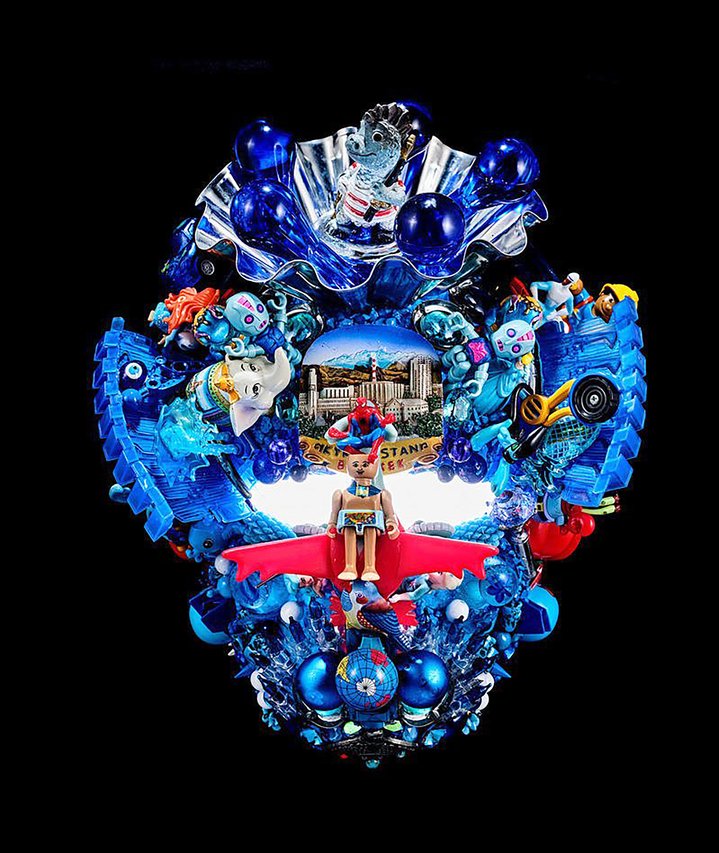 Dimitri Shabalin, Vladey, Mask, Recycle art