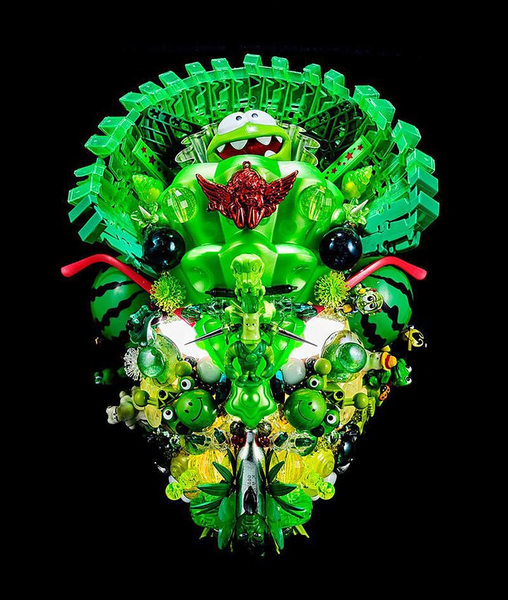 Dimitri Shabalin, Vladey, Mask, Recycle art