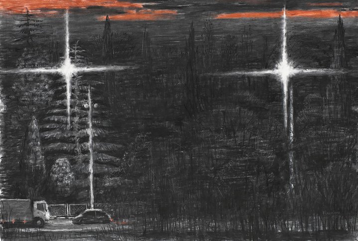 Alexey Kallima, The Postman beneath the Fallen Bridge, Vladey, Vladey Space