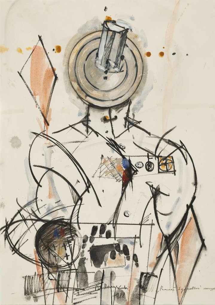 Vladimir Nemukhin, Abstraction Games, State Tretyakov Gallery, Nonconformism