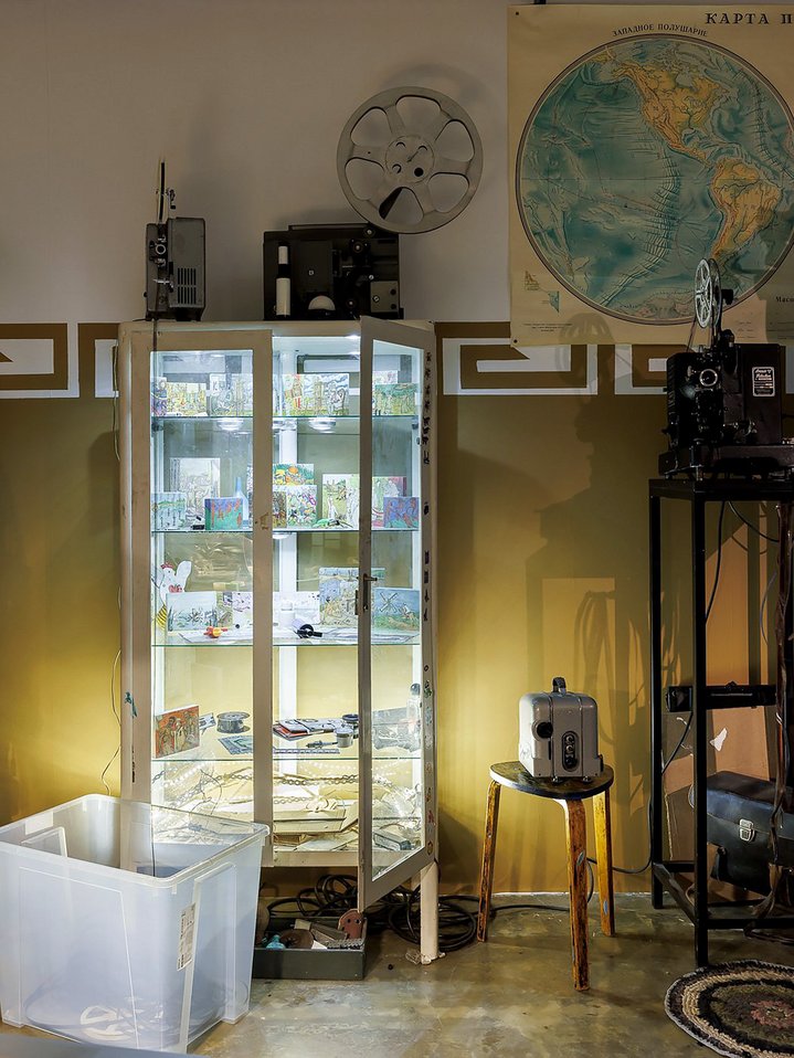 Boris Kazakov, Doctors/Huts, Marina Gisich Gallery, Engineers of Art