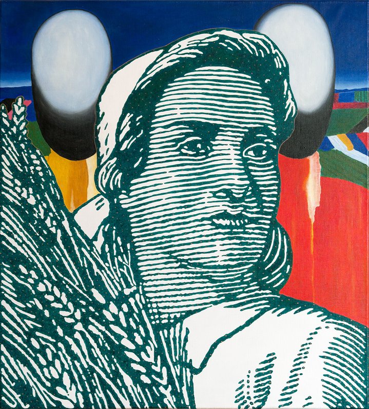 Georgy Kiesewalter, A collective farmer with peasants, The Artist-Collector, Moscow Museum of Modern Art