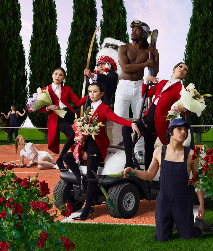 AES+F, video art, collage, digital art, Feast of Trimalchio, america