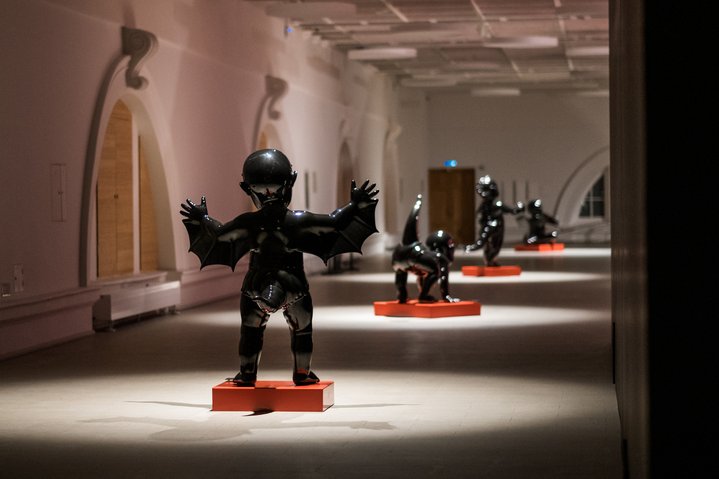 AES+F, angels, demons, sculpture, contemporary art