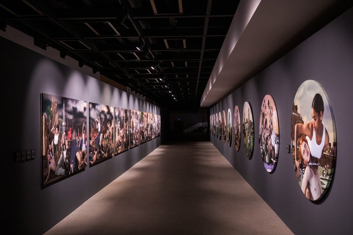 AES+F, digital art, collage, last riot, exhibition