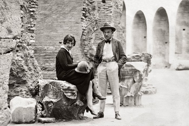 Rome, Italy, couple, artists