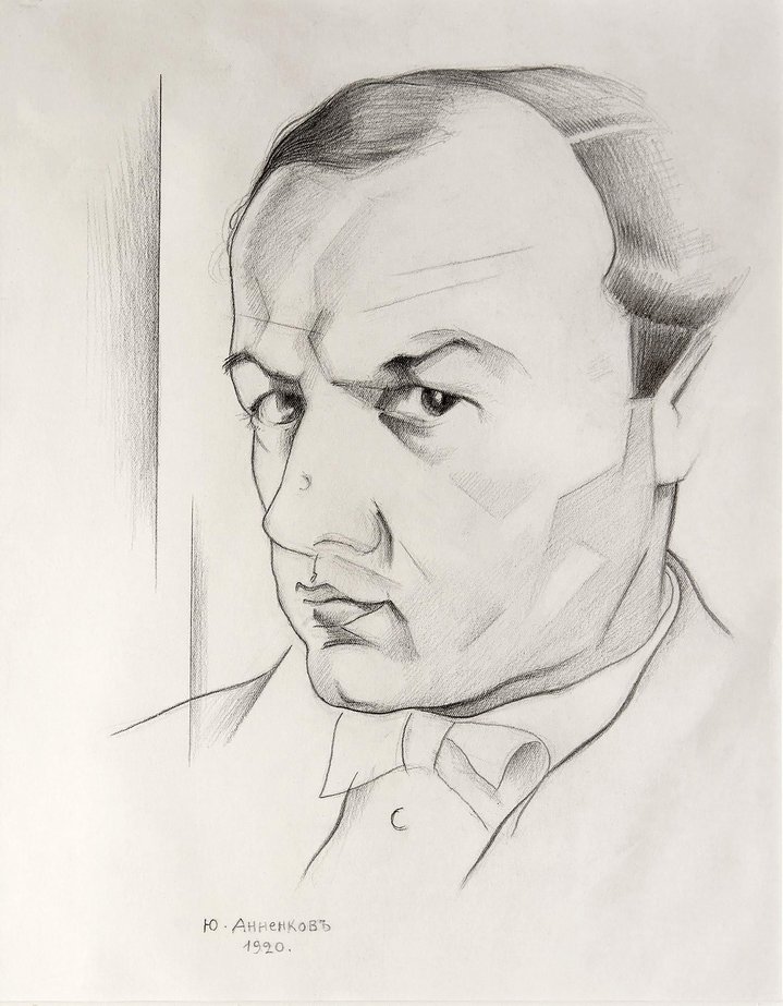 self portrait, graphic art, russian art