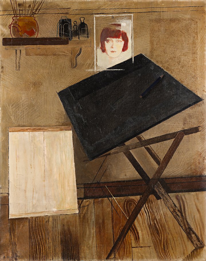 painting, artist studio, russian art