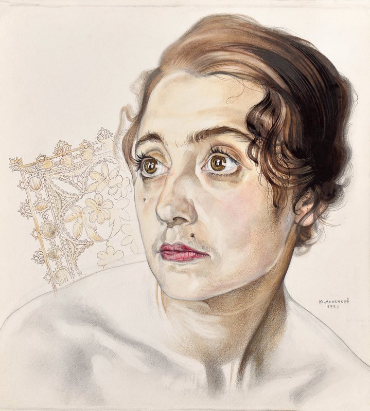 portrait, graphic art, woman, avant-garde
