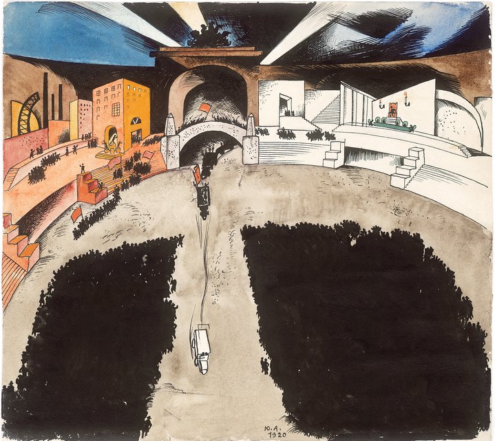 theatre, avant-garde, set design, revolution