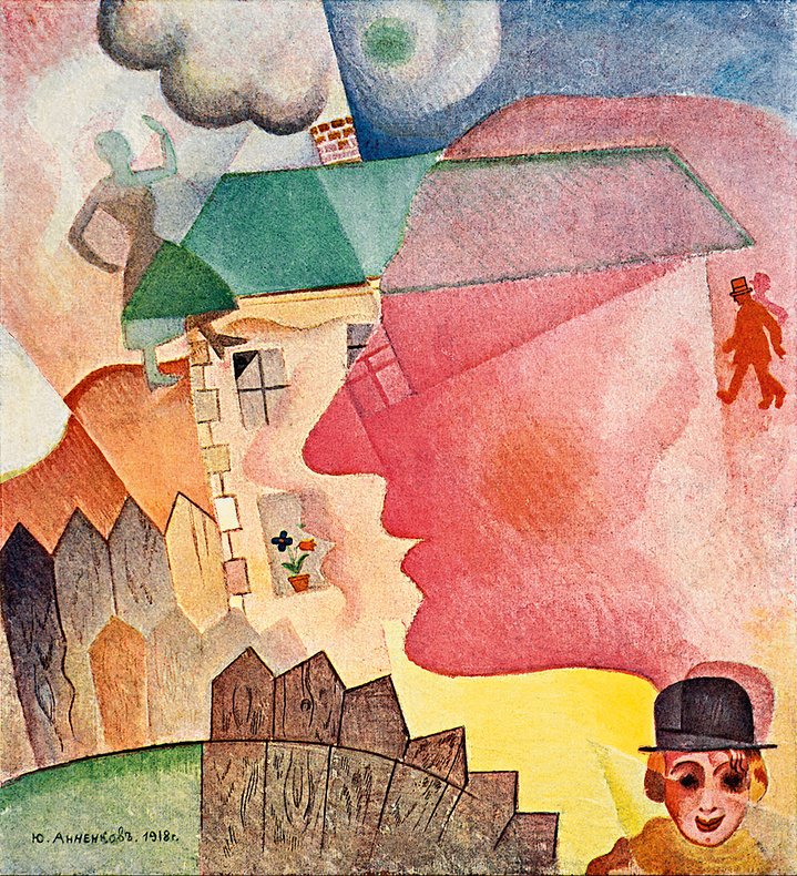 painting, avant-garde, shadows, portrait