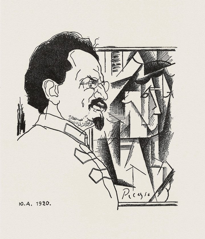 Leon Trotsky, Picasso, portrait, revolution
