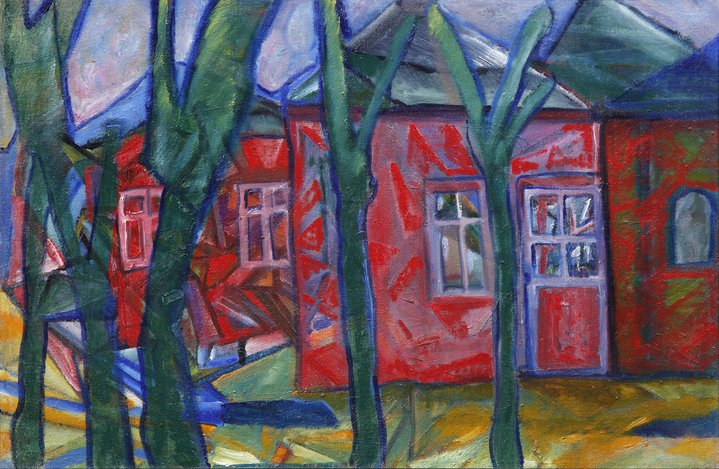 landscape, russian art, painting