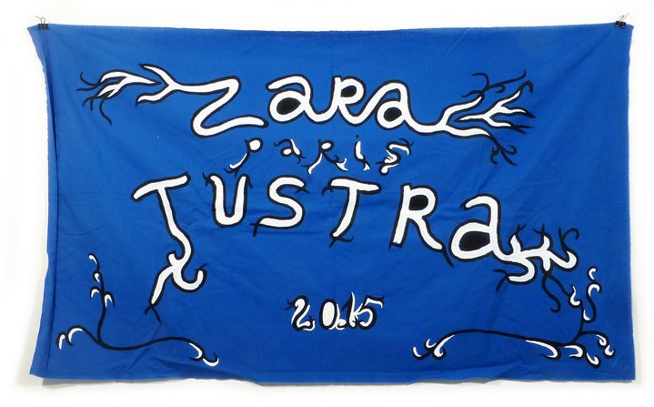 painting, fabric, Zarathustra, Galerie Jérôme Poggi