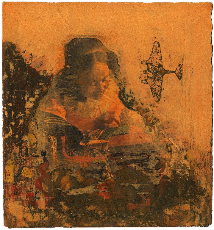 collage, contemporary art, russian art, painting, woman, portrait