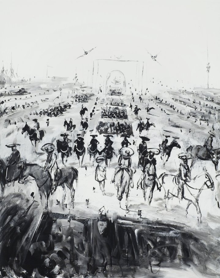 parade, painting, contemporary art, russian art