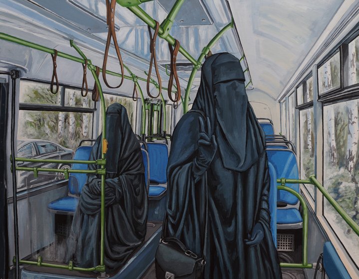 contemporary art, painting, young artist, islam