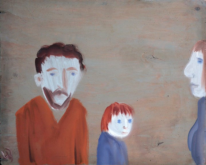 portrait, family, woman artist, contemporary art