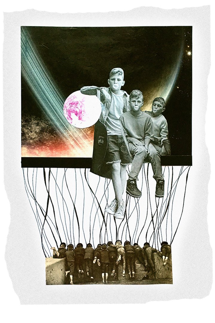 contemporary art, collage, woman artist, Bozar
