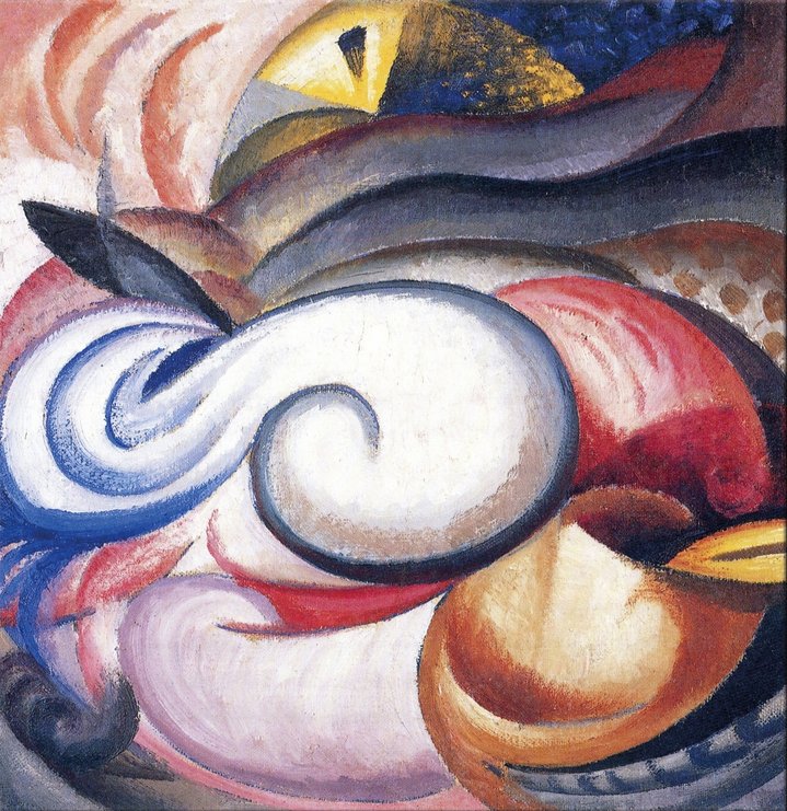 painting, landscape, Caucasus, abstract art, russian avant-garde