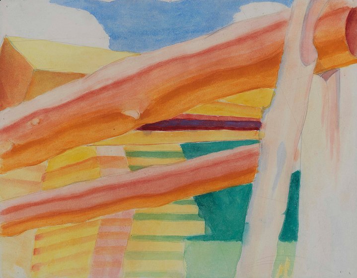 graphic art, russian avant-garde, watercolor