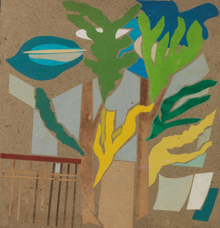 russian avant-garde, collage, linen, cardboard
