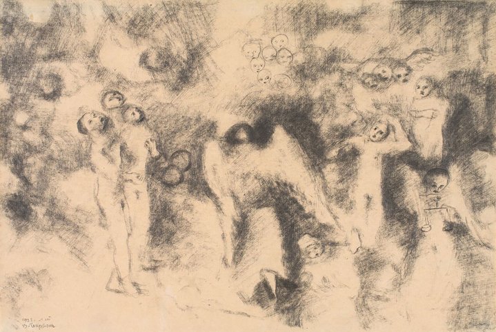 Vasily Chekrygin,  Russian art, drawing