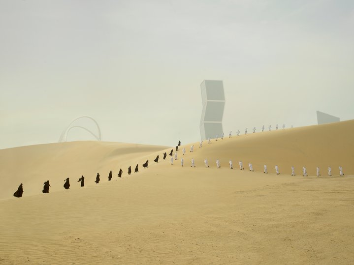 Cosmoscow, oasis, photography, desert, contemporary art