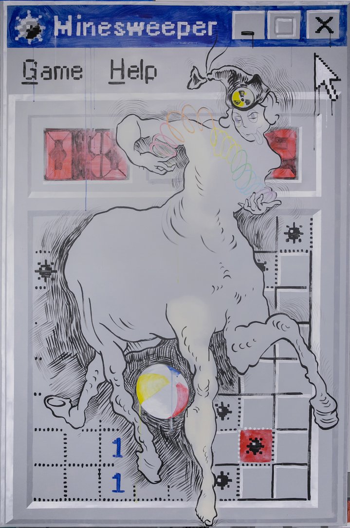 Dagnini, windows, mixed media, contemporary art, Cosmoscow