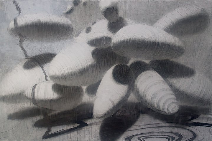 contemporary art, russian art, graphics, clouds