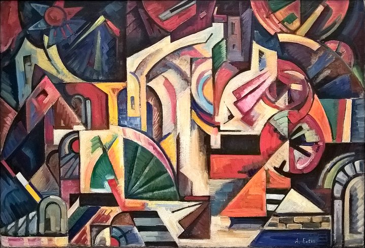Russian avant-garde, woman artist, abstract